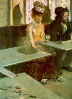 The Absinthe Drinker(In a Cafe)